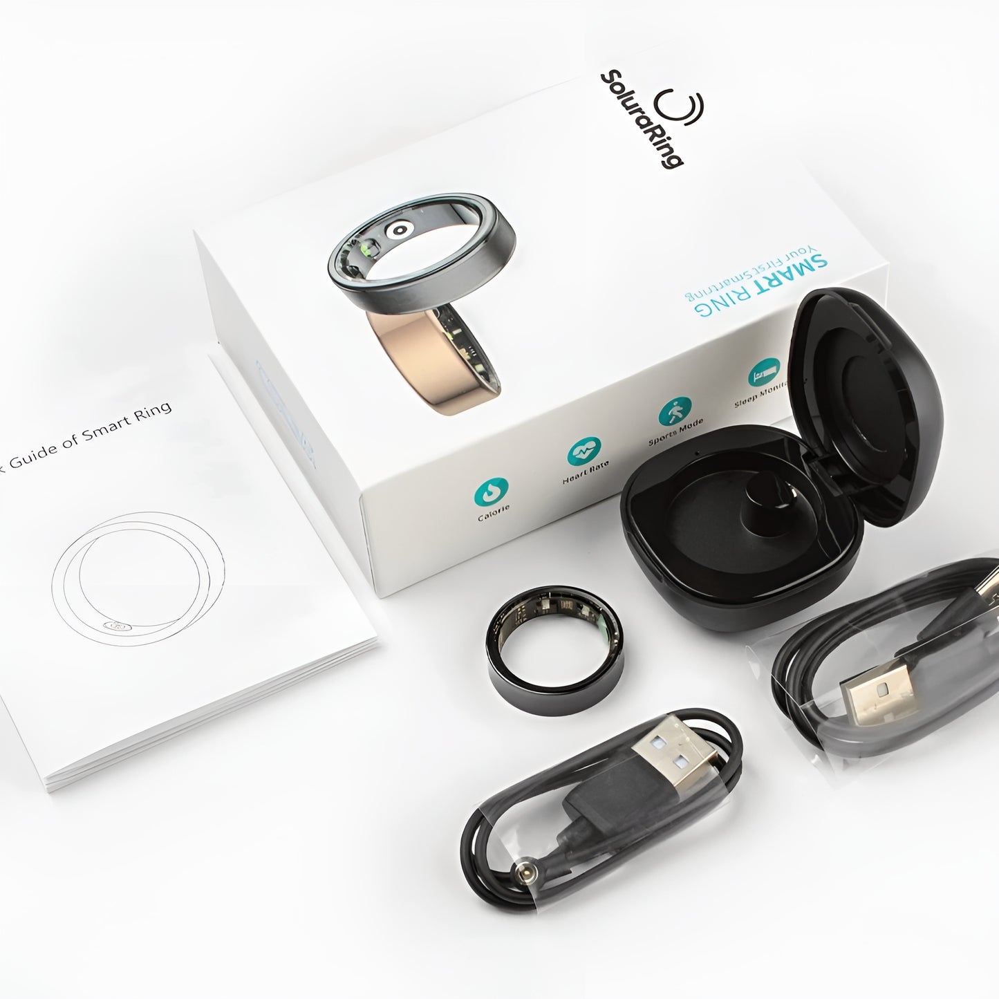 SoluraRing™ Aus No.1 Wellness Smart Ring 60% OFF