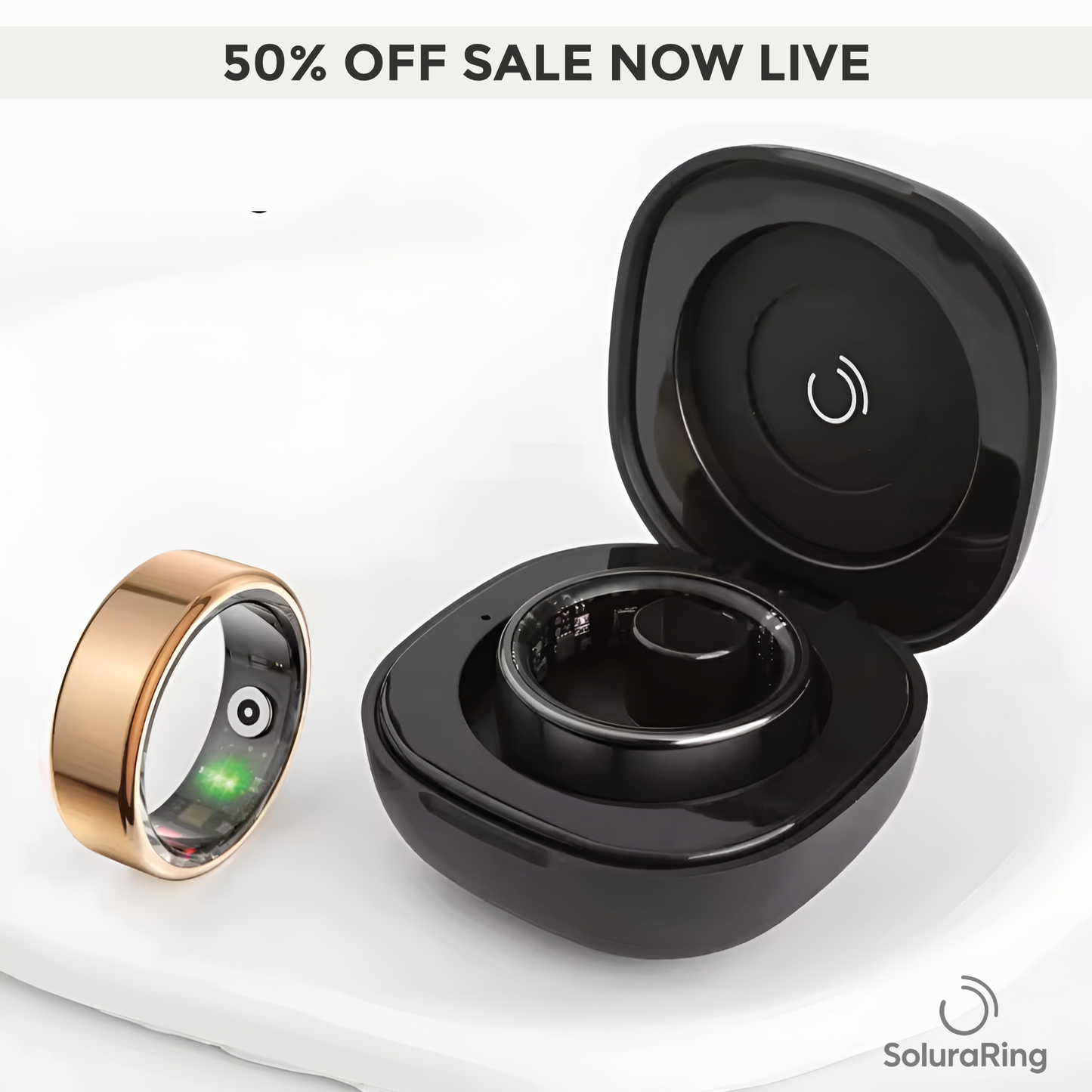 SoluraRing™ Aus No.1 Wellness Smart Ring 60% OFF