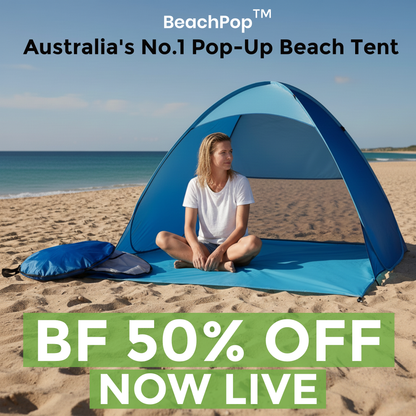 BeachPop - Pop & Carry Tent + Mat 50% OFF