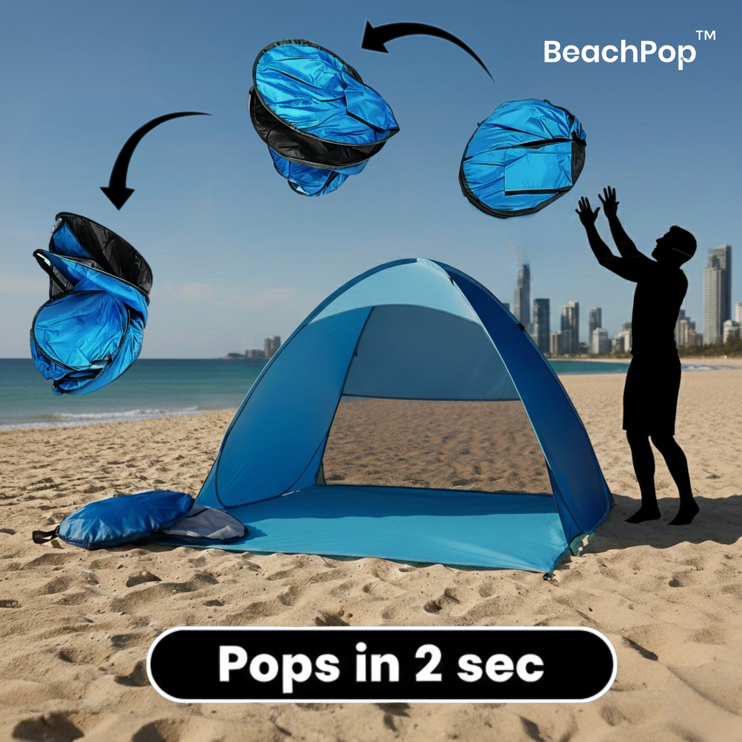 BeachPop - Pop & Carry Tent + Mat 50% OFF