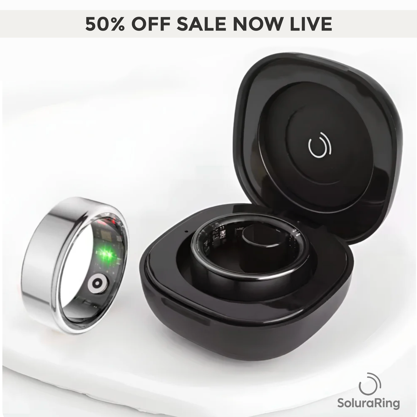 SoluraRing™ Aus No.1 Wellness Smart Ring 60% OFF