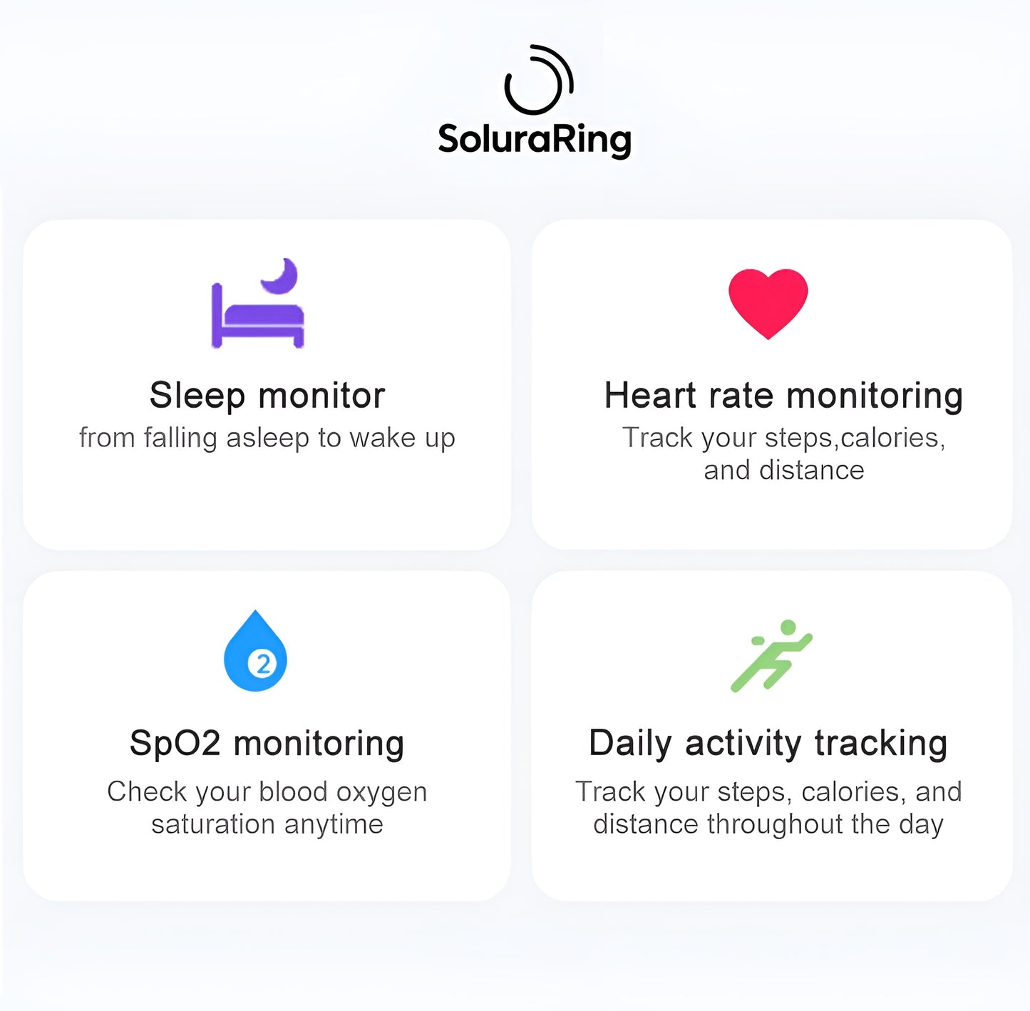 SoluraRing™ Aus No.1 Wellness Smart Ring 60% OFF
